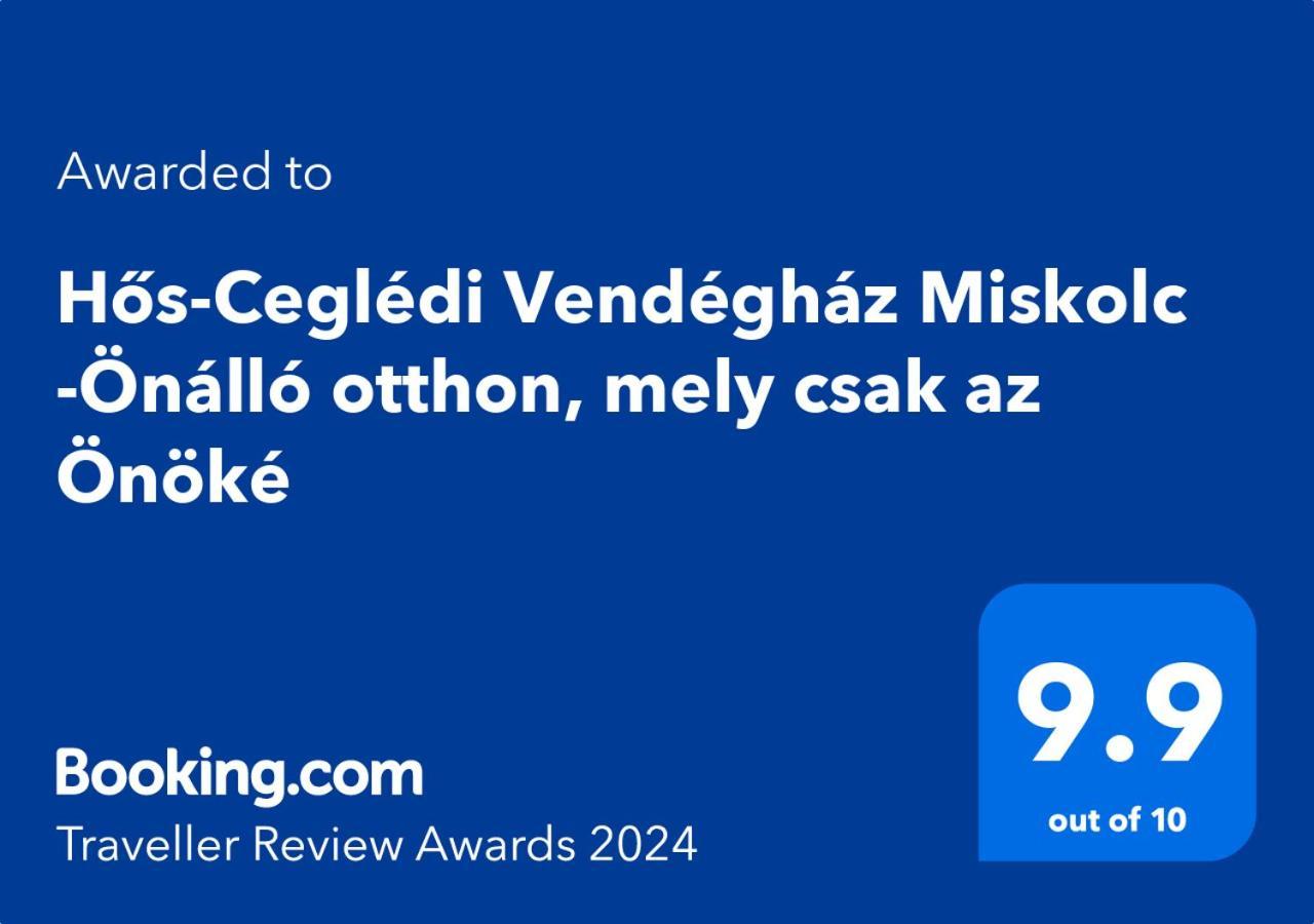 Hos-Cegledi Vendeghaz Miskolc -Oenallo Otthon, Mely Csak Az Oenoeke 외부 사진